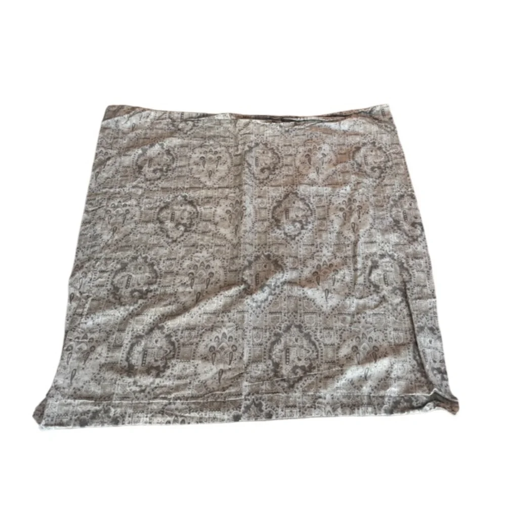 Restoration Hardware RH Taupe Italian Byzantine Fresco‎ Sateen Euro Shams x 2